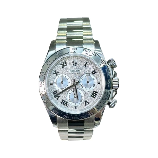 95新 Rolex/劳力士 曹爽/劳力士116509/迪通拿/白金原钻/单表