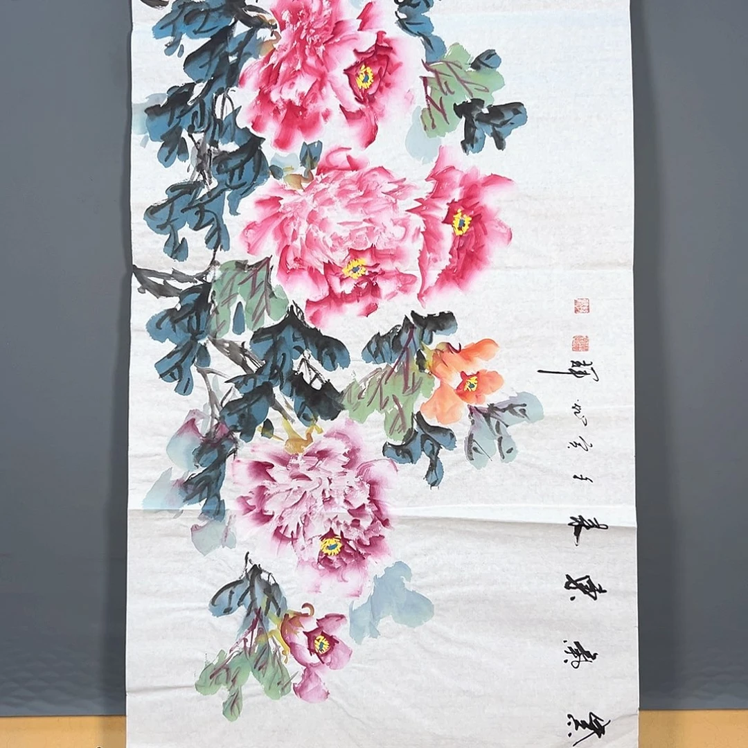 国画388 花鸟和蝴蝶都在这里