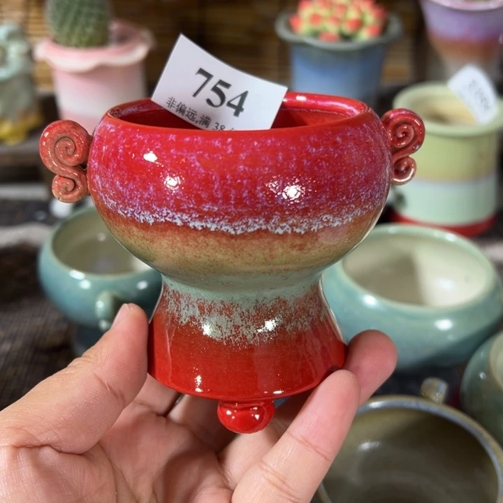 口6高7 手工花盆满30包邮