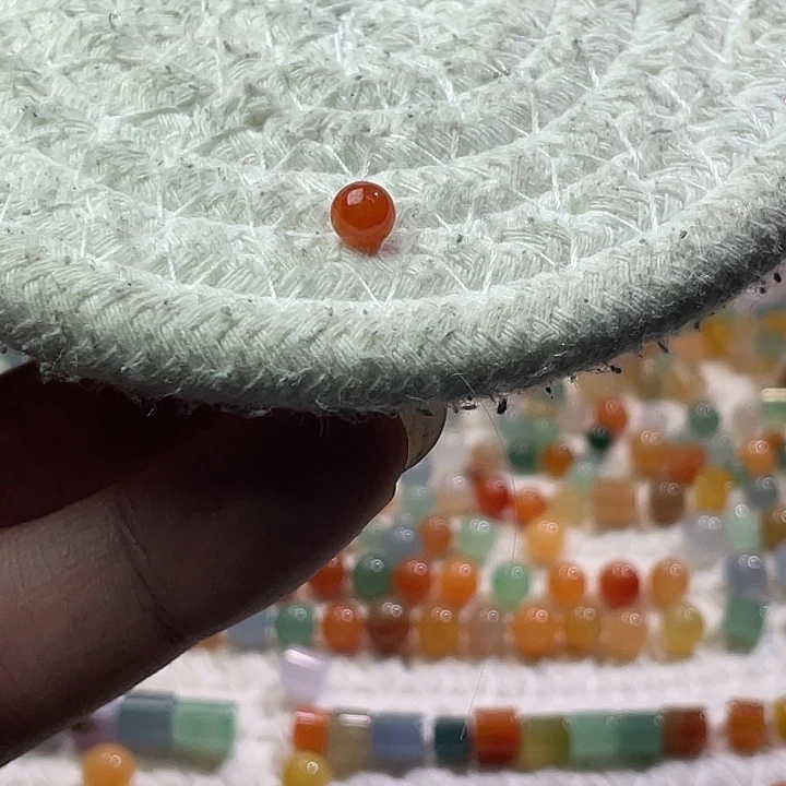 翡翠散珠未镶嵌定制翡翠卡5.3