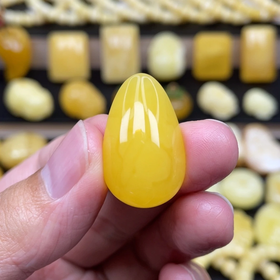 琥珀未镶嵌裸石琥珀蜜蜡