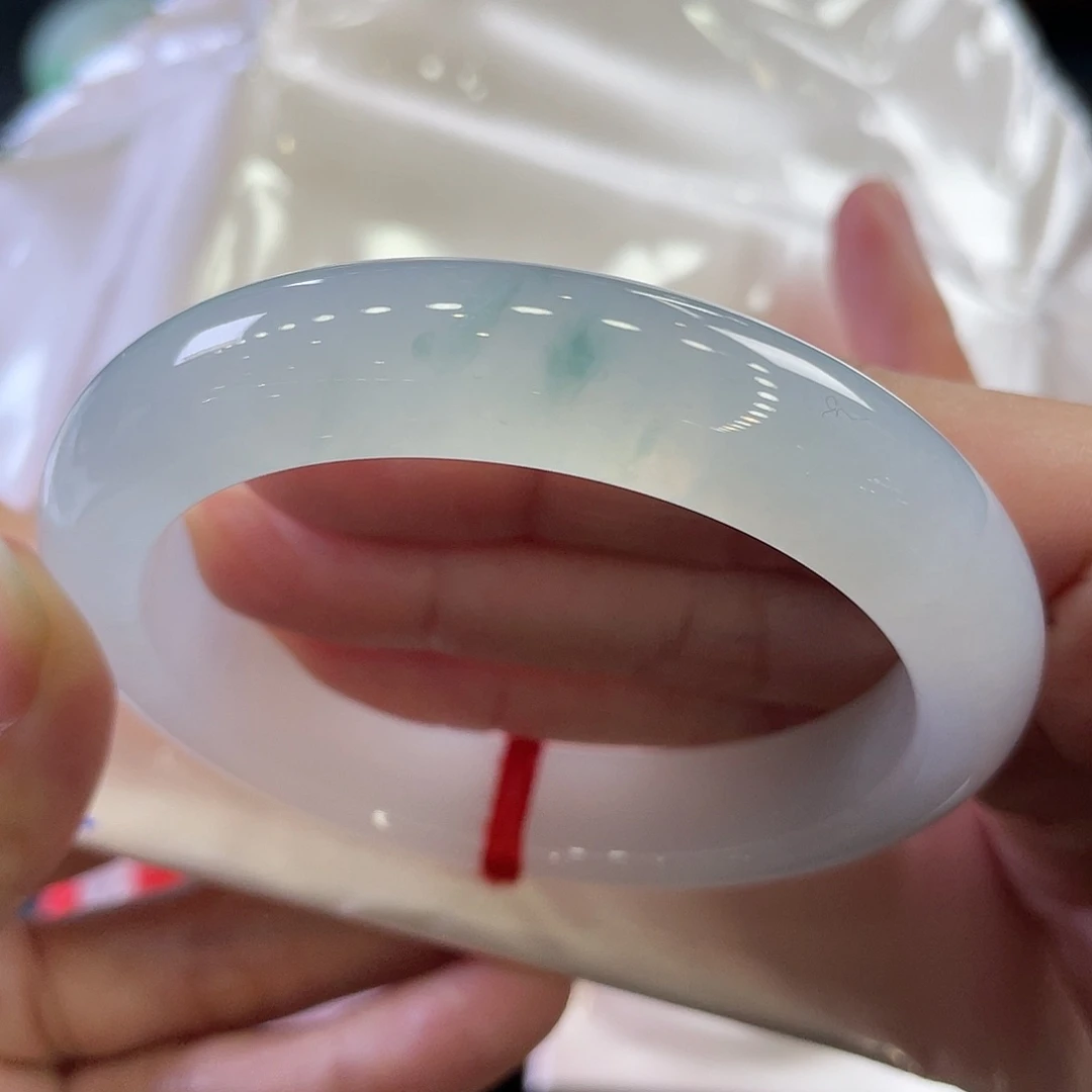 未镶嵌手镯翡翠34号正圈