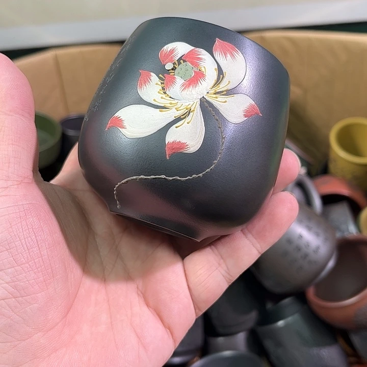 茶杯紫砂全手工紫砂主人杯