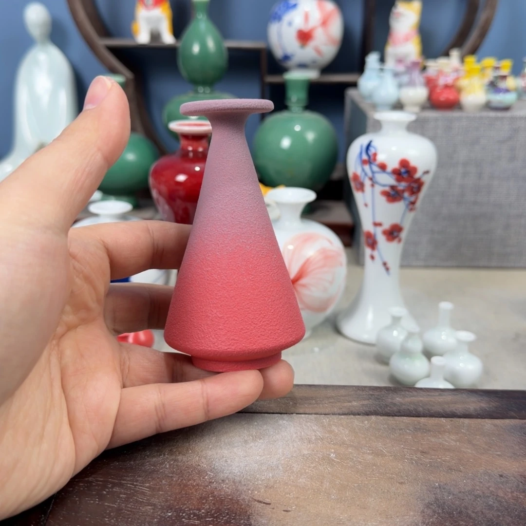 陶瓷手工小花器摆件