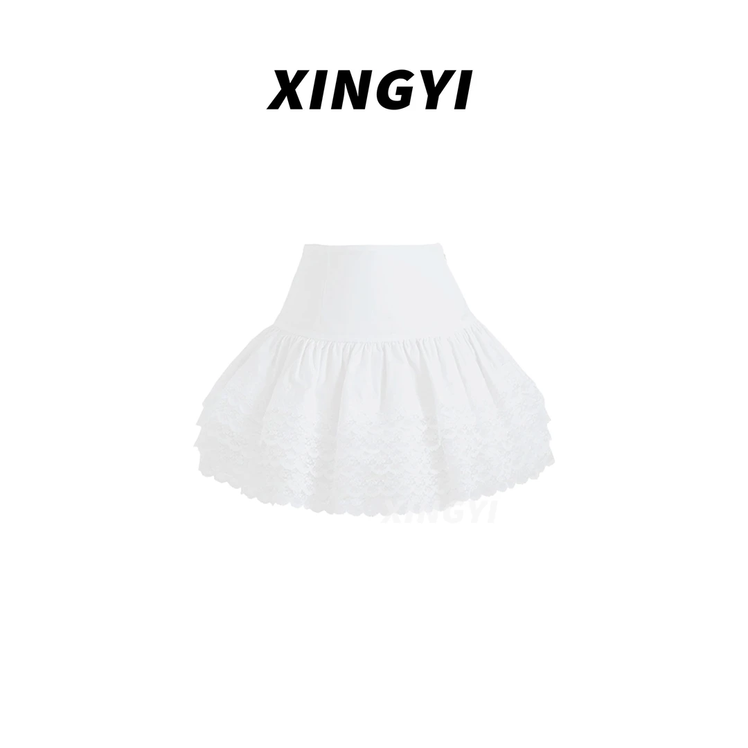 『XINGYI』可露丽穿搭 重磅高支学院风气质蛋糕裙XY9492