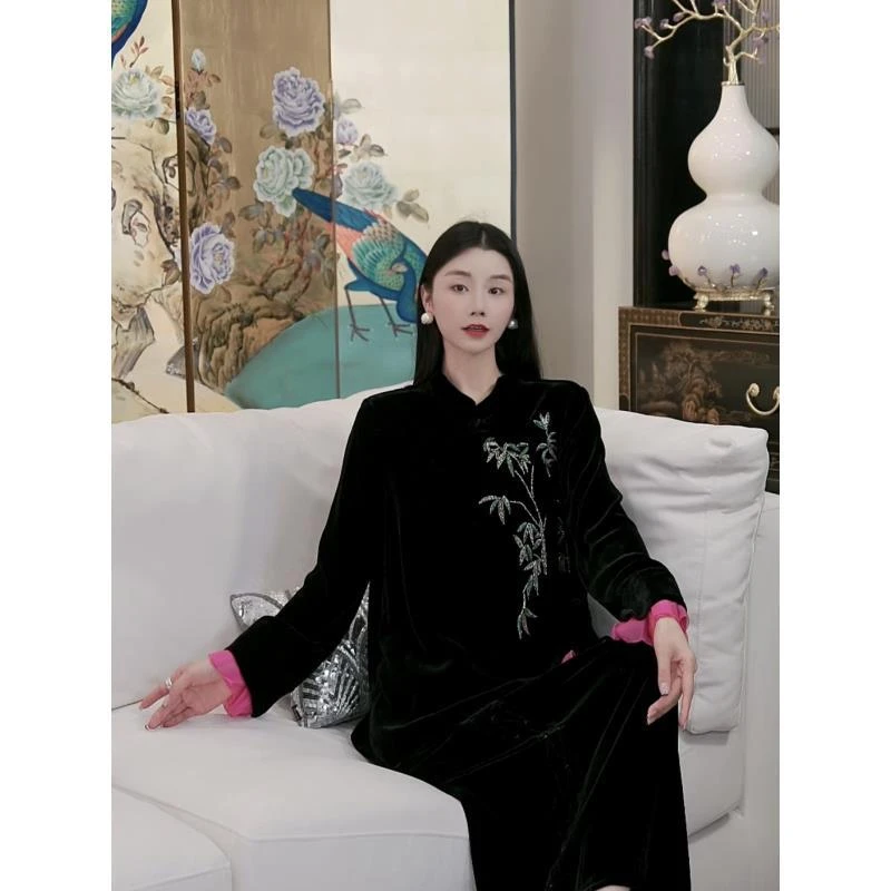 Betty Bairn【匠心/繁花锦树】高定系列桑蚕丝短绒上衣25B-BW378