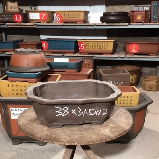 紫砂紫砂花盆包邮