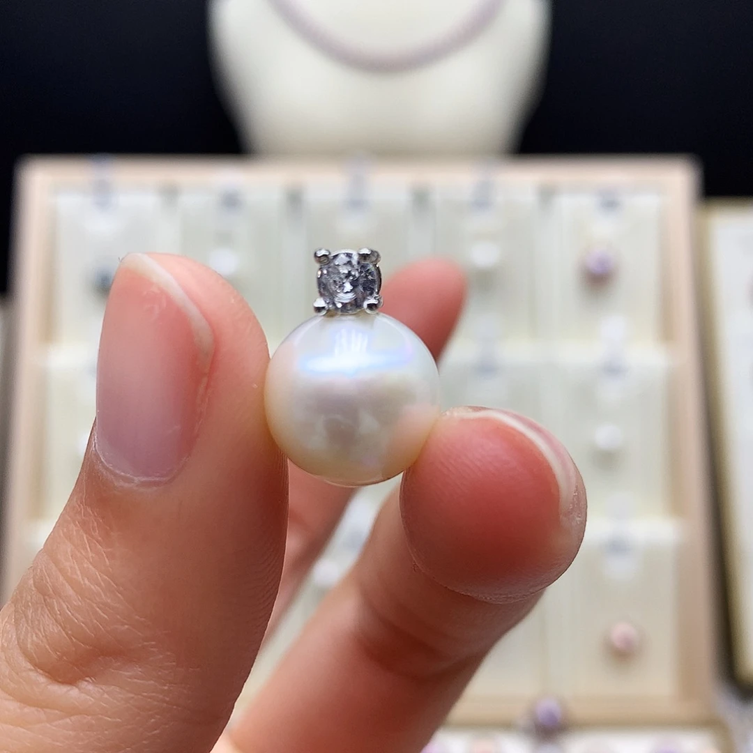 合金颈饰淡水珍珠