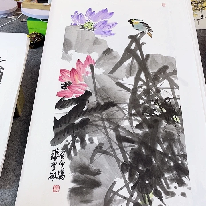 国画张圣敏先生纯手绘作品