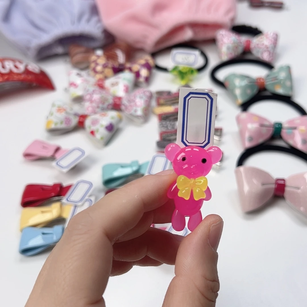 韩国儿童扣夹熊荧光