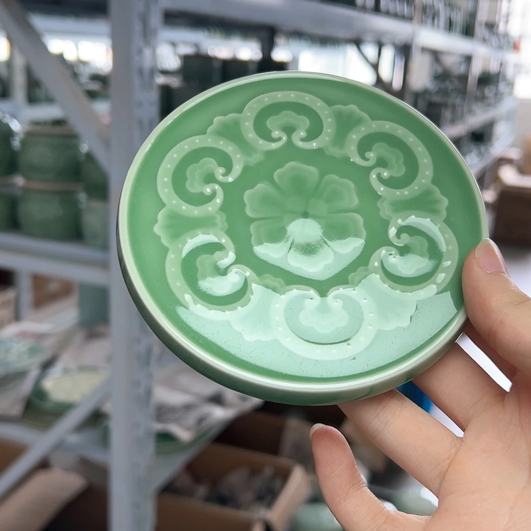 龙泉云间青瓷小米茶器