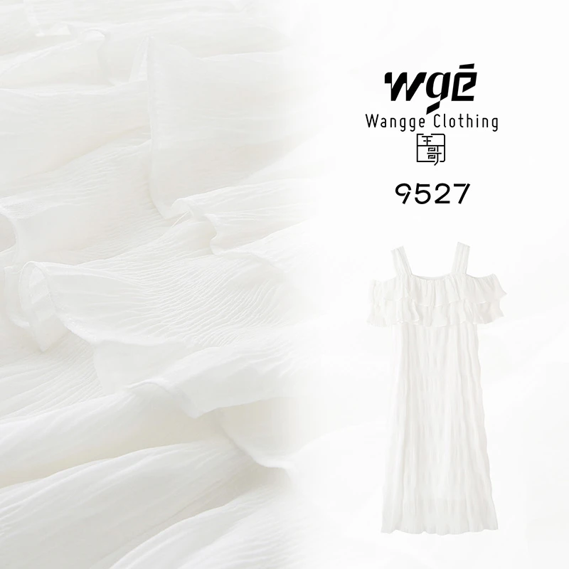 【王哥精选】新款赫本风圆领碎花连衣裙女雪纺裙YF-B-9527