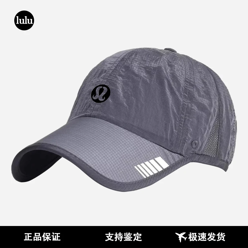 LULU SQUIRREL 运动跑步帽速干防晒鸭舌帽男女夏季户外遮阳棒球帽