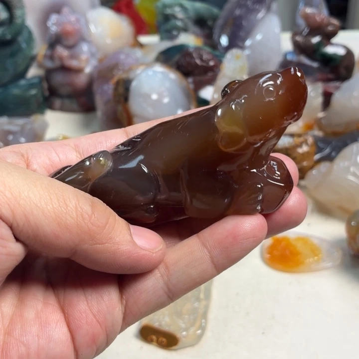 玛瑙/玉髓未镶嵌吊坠(不含链)