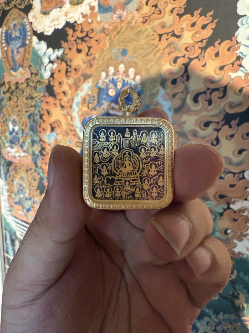 2.5*2.5黑金21度母|嘴哥双十一拉萨手绘唐卡专场（拉萨直飞）