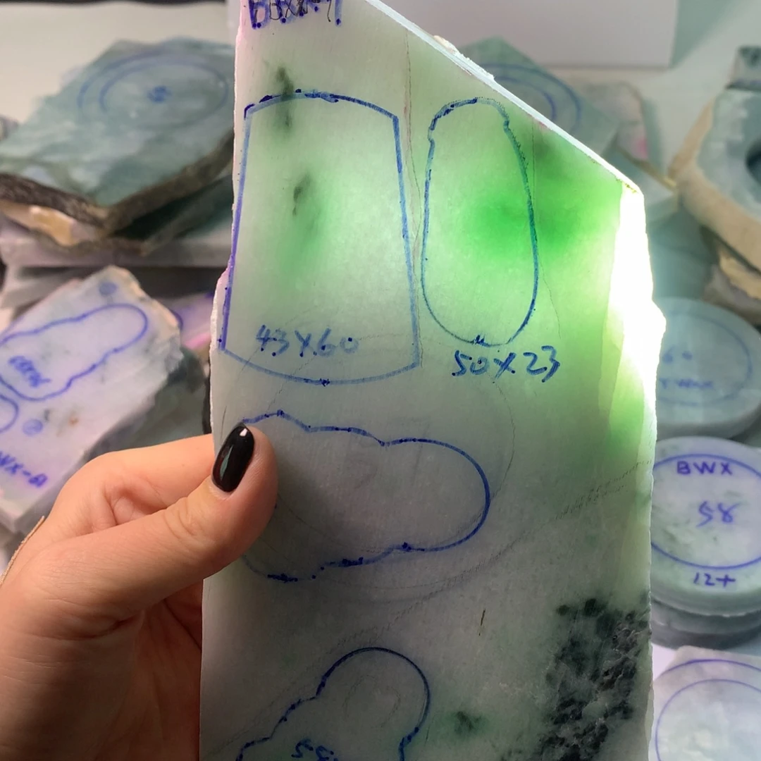 定制翡翠未镶嵌翡翠裸石