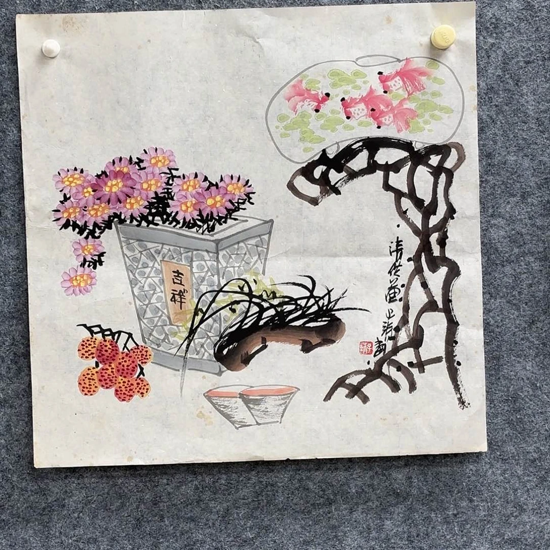 国画国画作品多次入选国内外