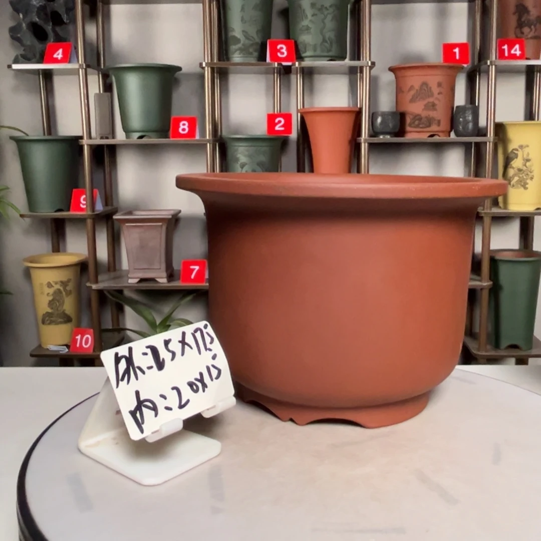 紫砂花盆紫砂花盆