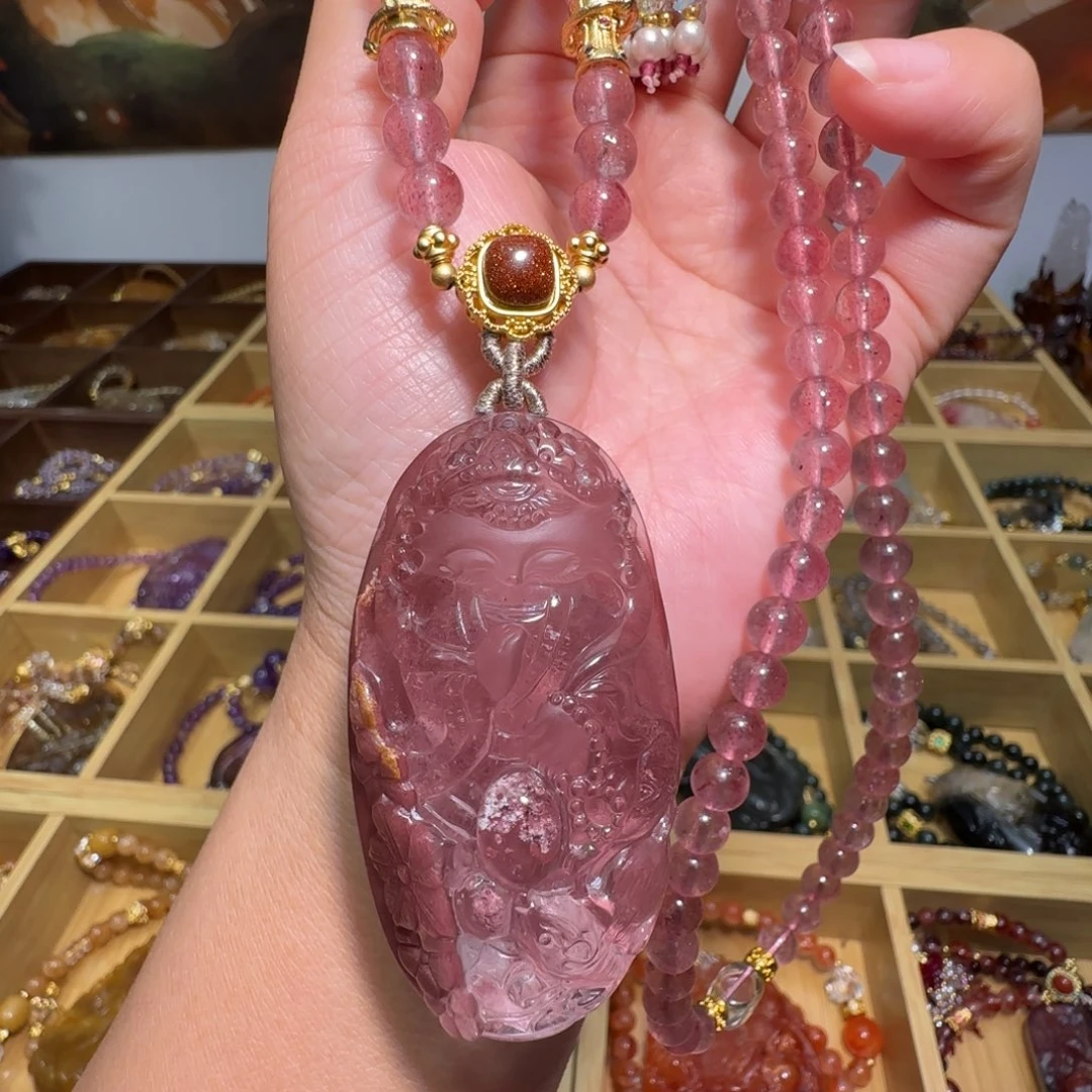 未镶嵌水晶颈饰九尾狐