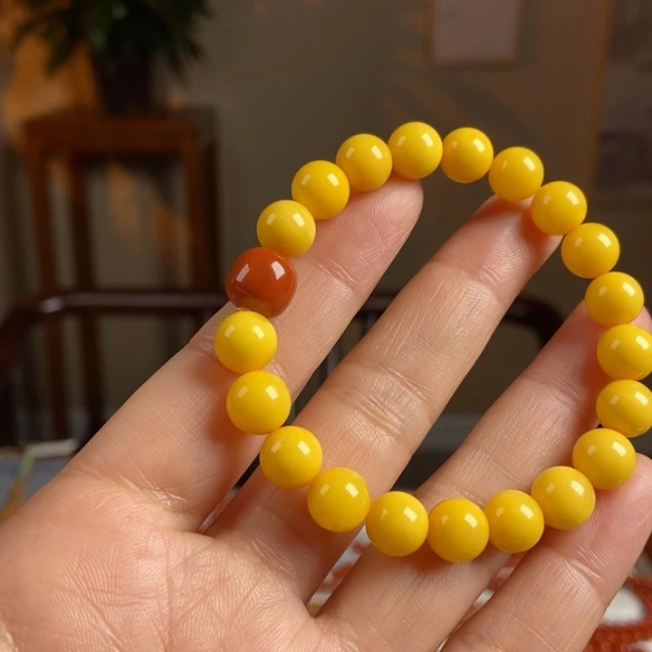 琥珀手链未镶嵌蜜蜡手串9