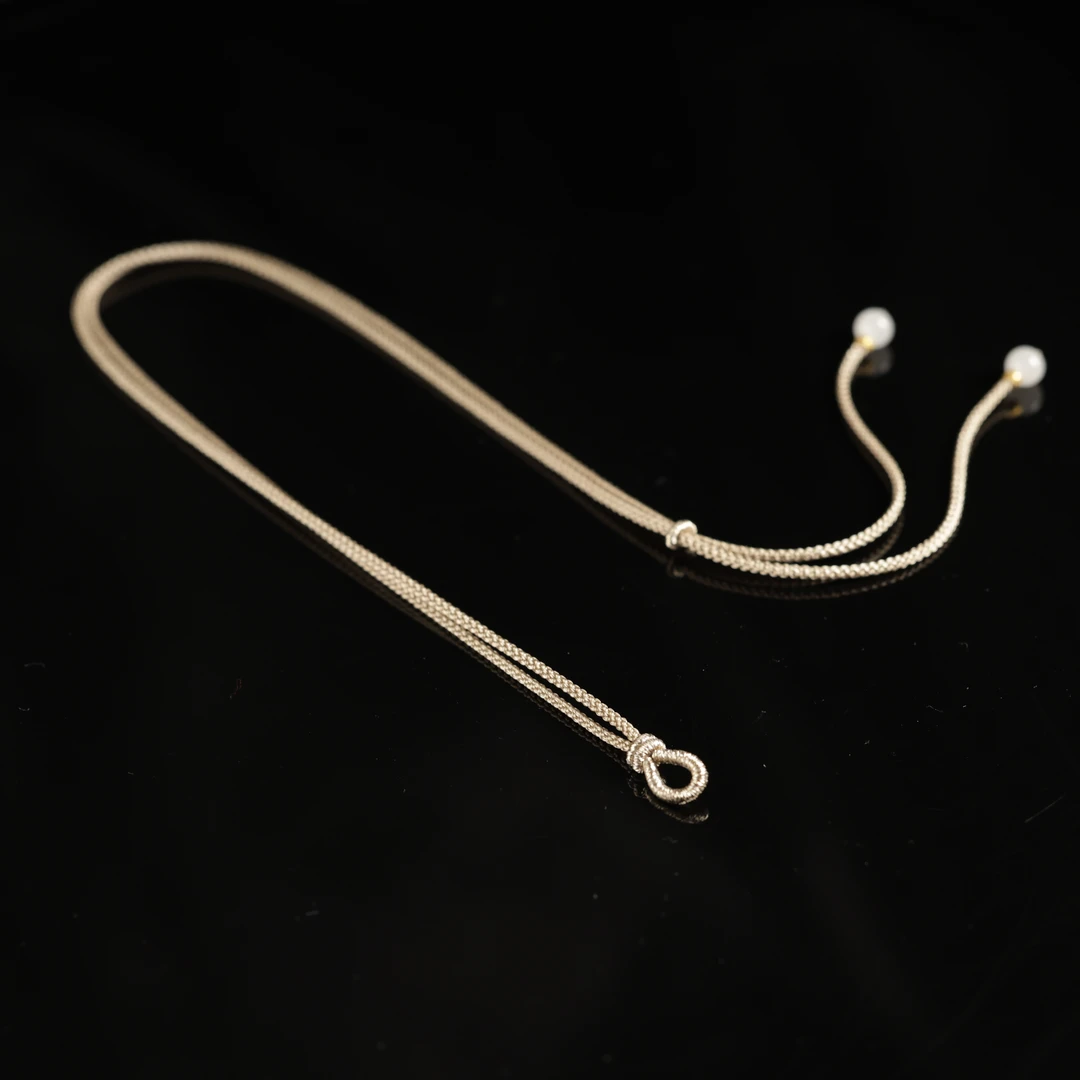 本真 | 晓霜 | 严选精品和田玉白玉挂绳