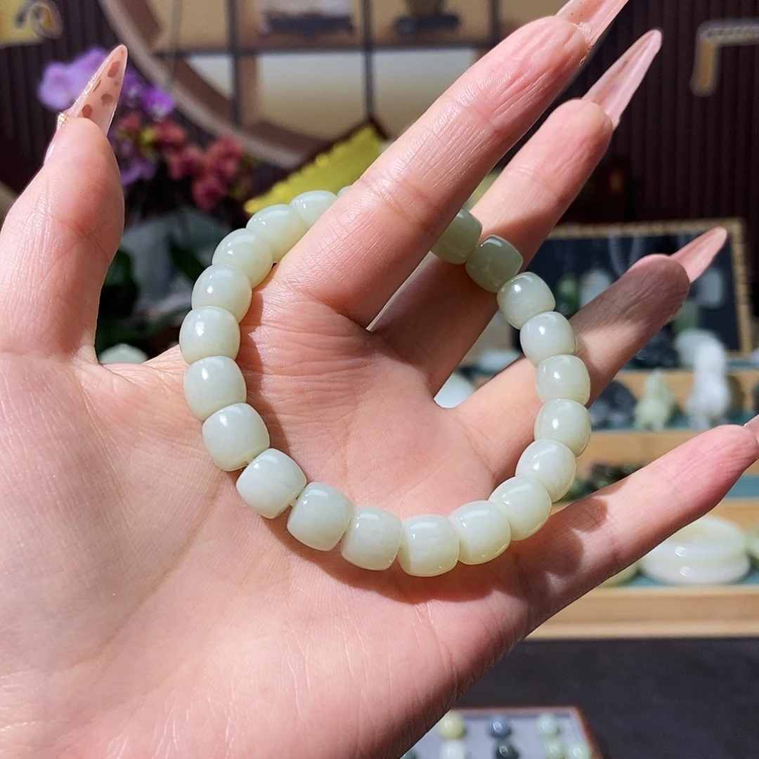 和田玉未镶嵌手链