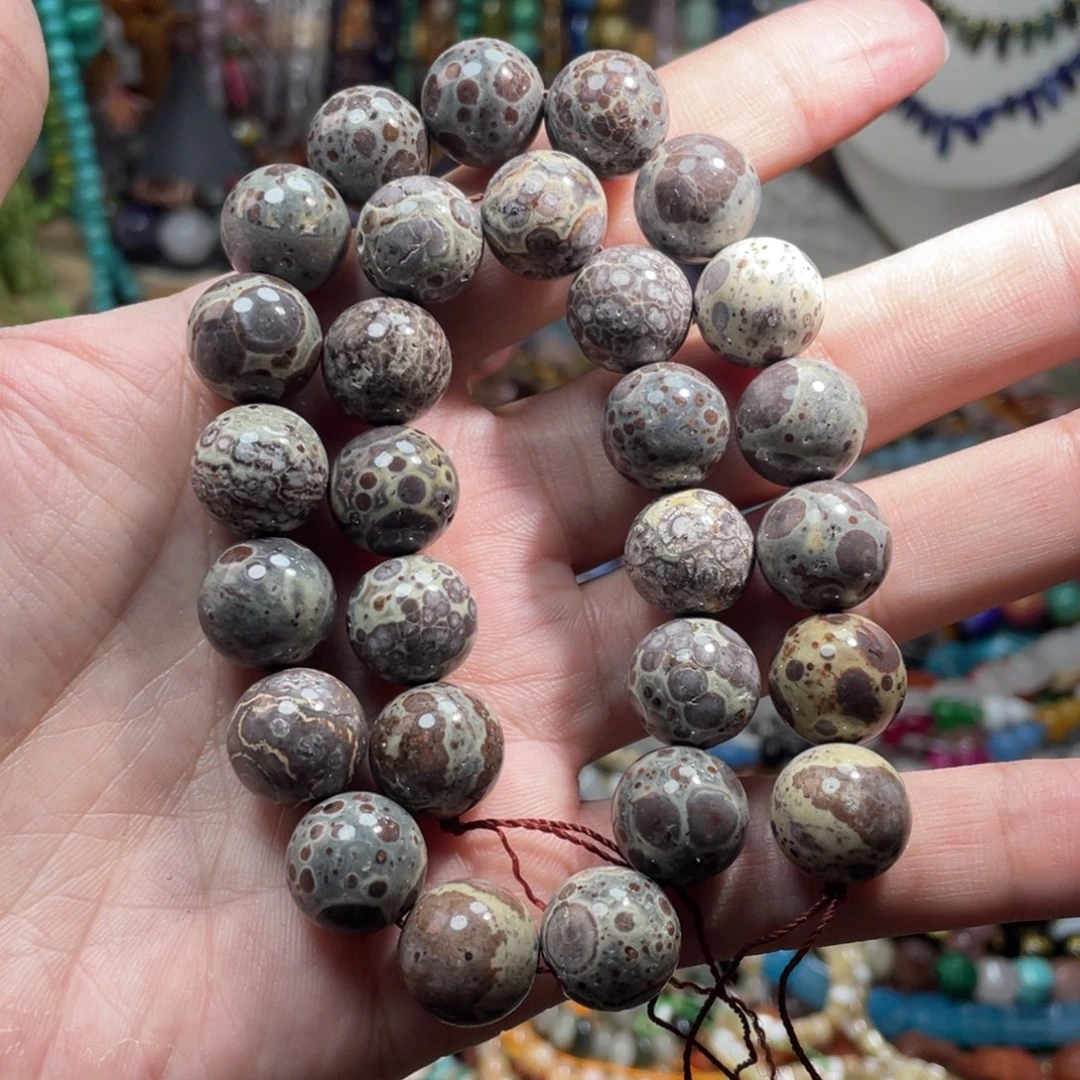 石英质玉，海洋澳宝14mm，未镶嵌