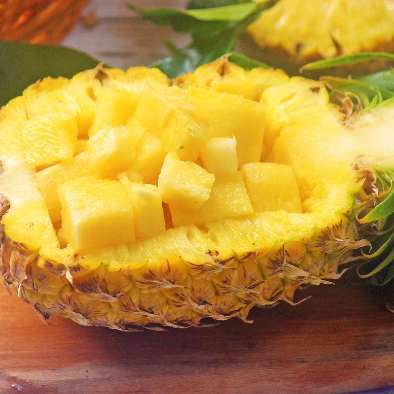 【顺丰快递】【佳侬菠萝，1个果】自然成熟的蜜甜多汁，满口阳光果肉~小菠萝吉林省