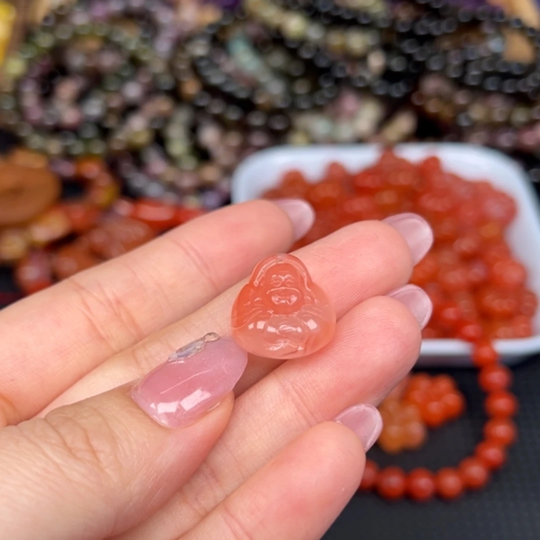 南红玛瑙未镶嵌吊坠(不含链)