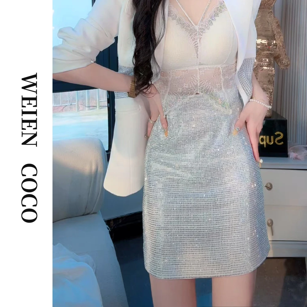 【薇恩COCO】显瘦短裙女装休闲中高腰百搭时尚K3420