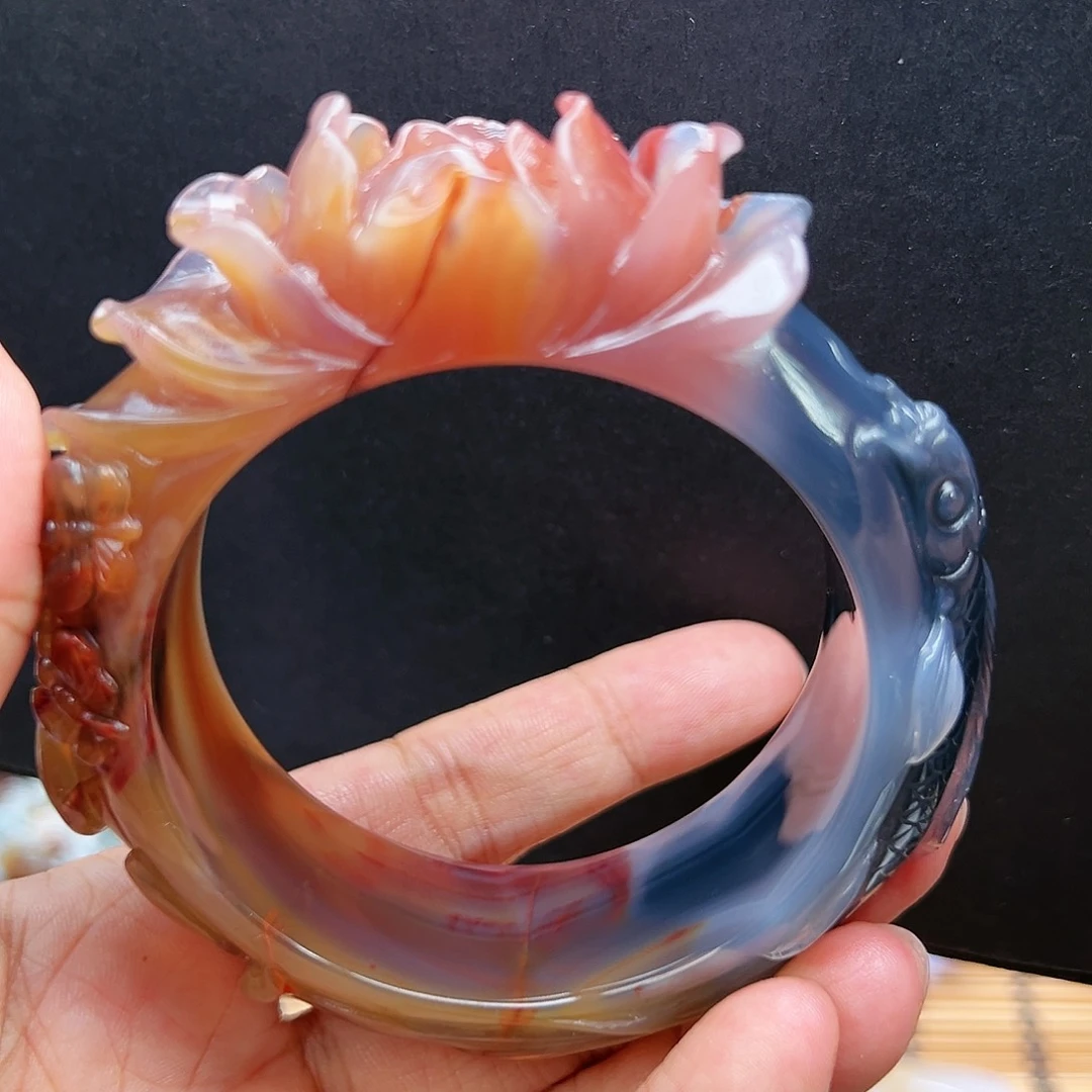 未镶嵌玛瑙/玉髓珠宝半成品