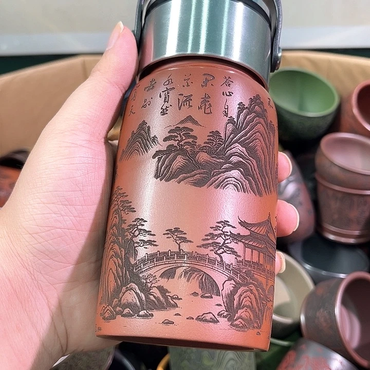 茶杯紫砂全手工紫砂主任杯