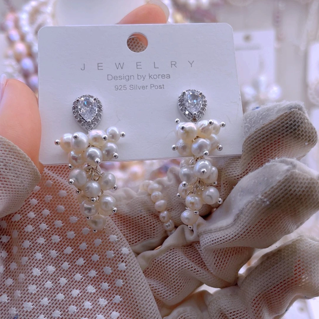 未镶嵌耳饰淡水珍珠