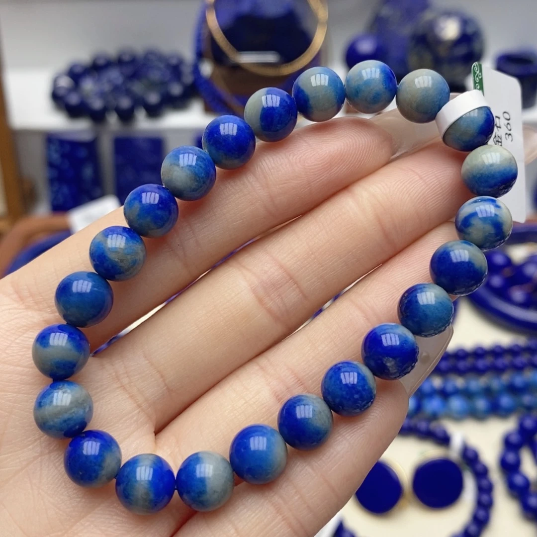 青金石未镶嵌手链8mm