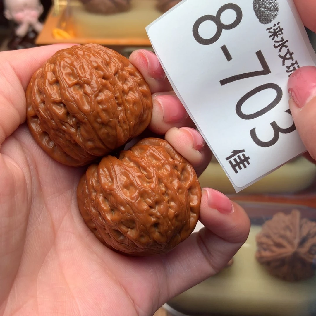 文玩核桃把件38铁锤