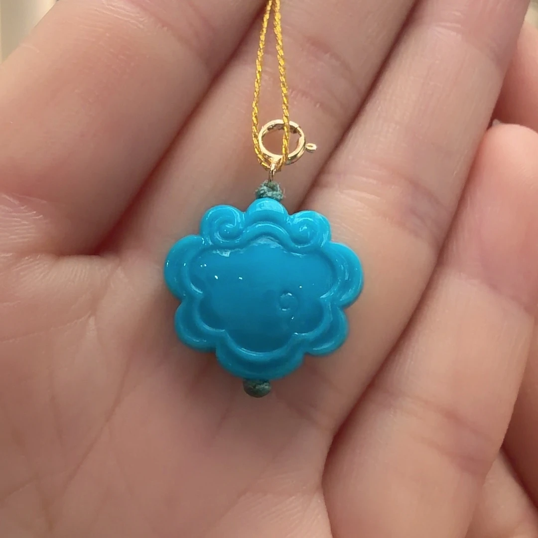 绿松石未镶嵌颈饰