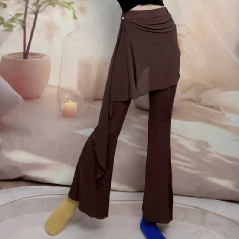 DM24099微喇显瘦舞蹈裤中国舞古典舞民族舞基础练功服