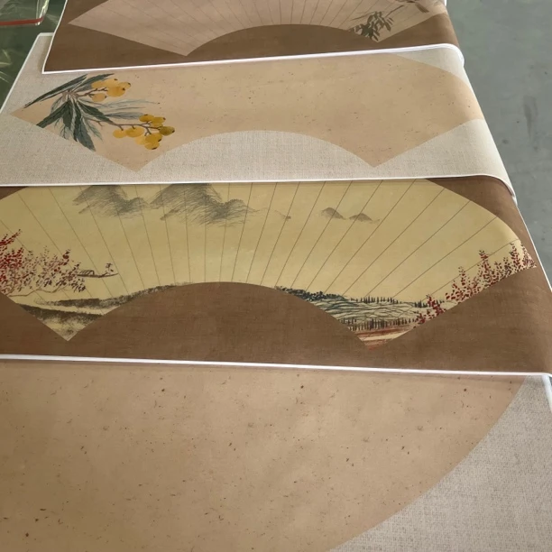 34×69绢布扇面混搭8张一包（不挑款）