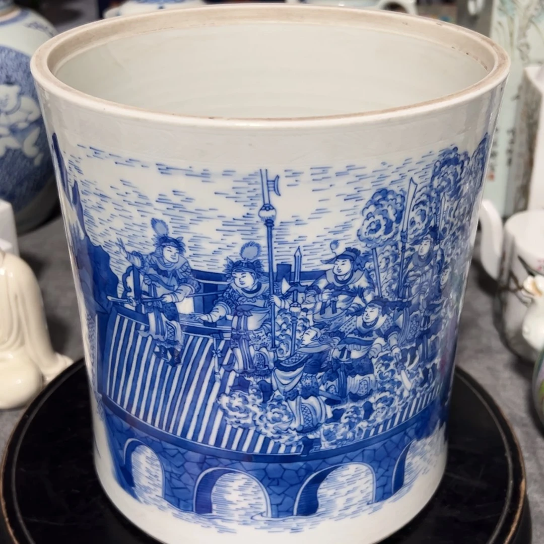 用***华瓷片青花瓷器青花瓷器