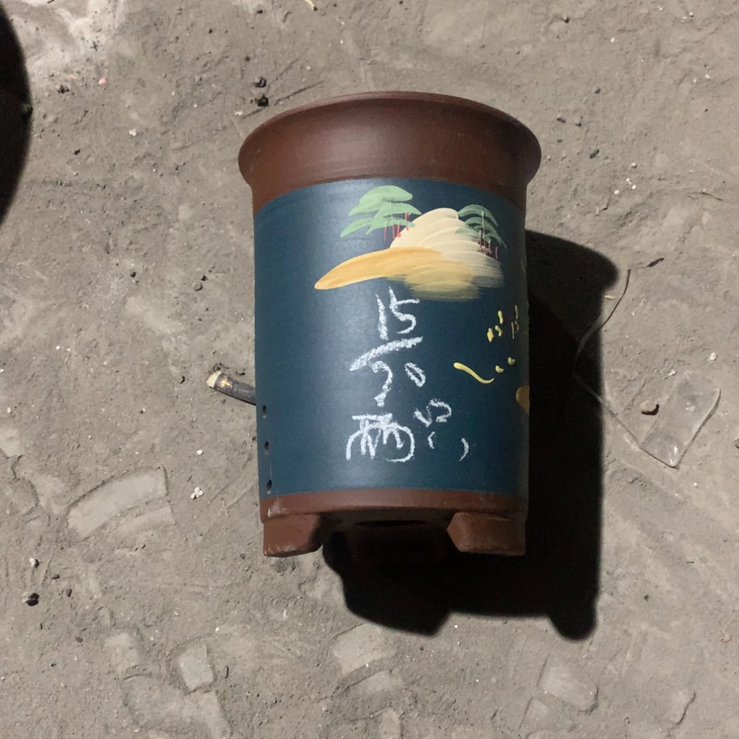 紫砂宜兴紫砂花盆，现货发