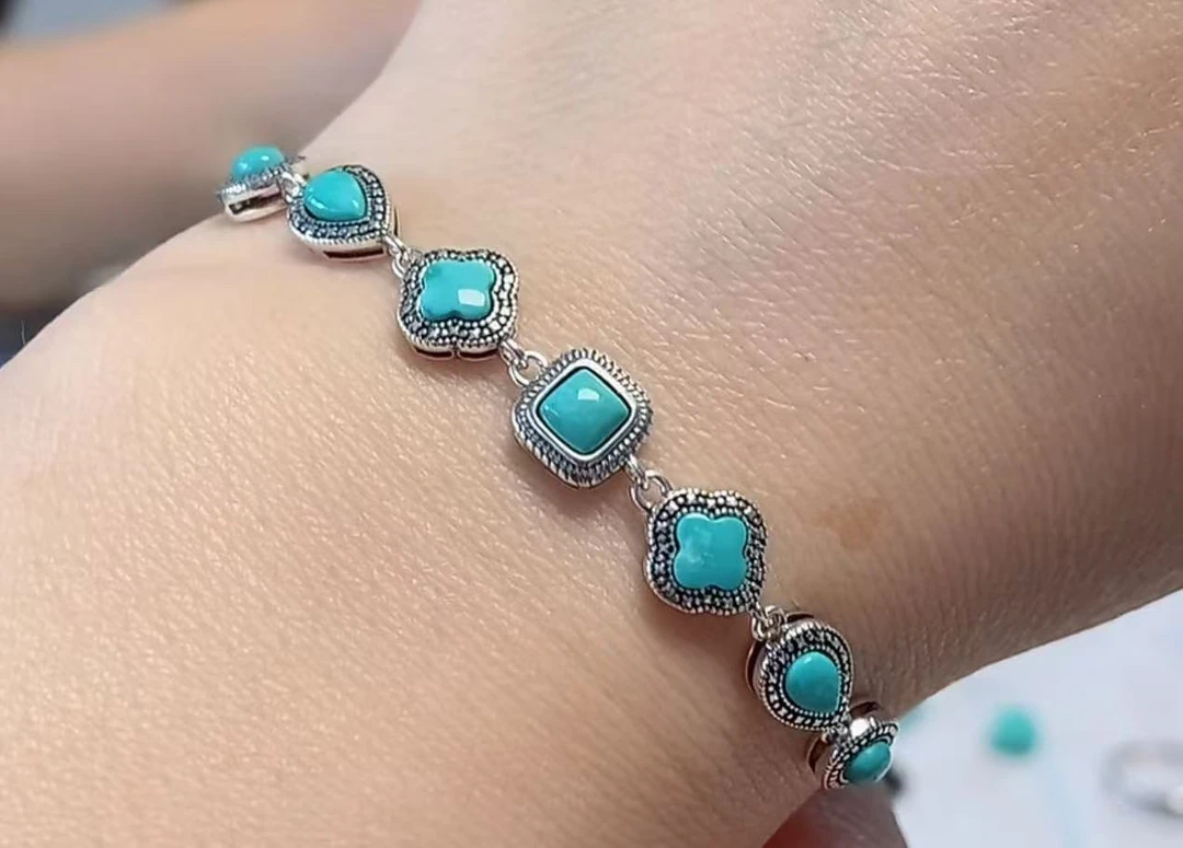 925银手链 原矿多蛋面个性手链银多样发货款式丰富