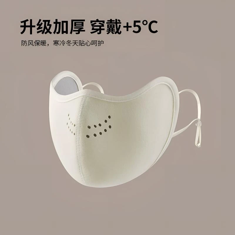 【加厚暖绒口罩】全脸防护东北抗寒防雾厚加绒口罩户外防风骑行男女