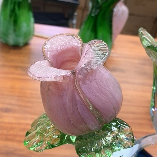 夜光玫瑰琉璃花1支