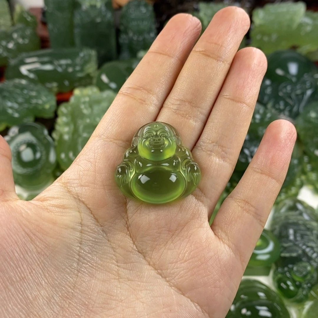 岫玉挂件未镶嵌芝*