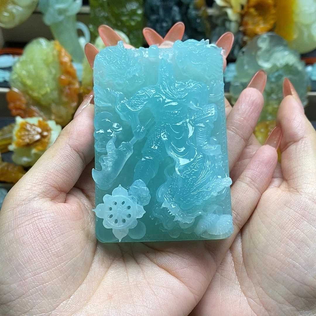 ～***～蛇纹石玉未镶嵌颈饰