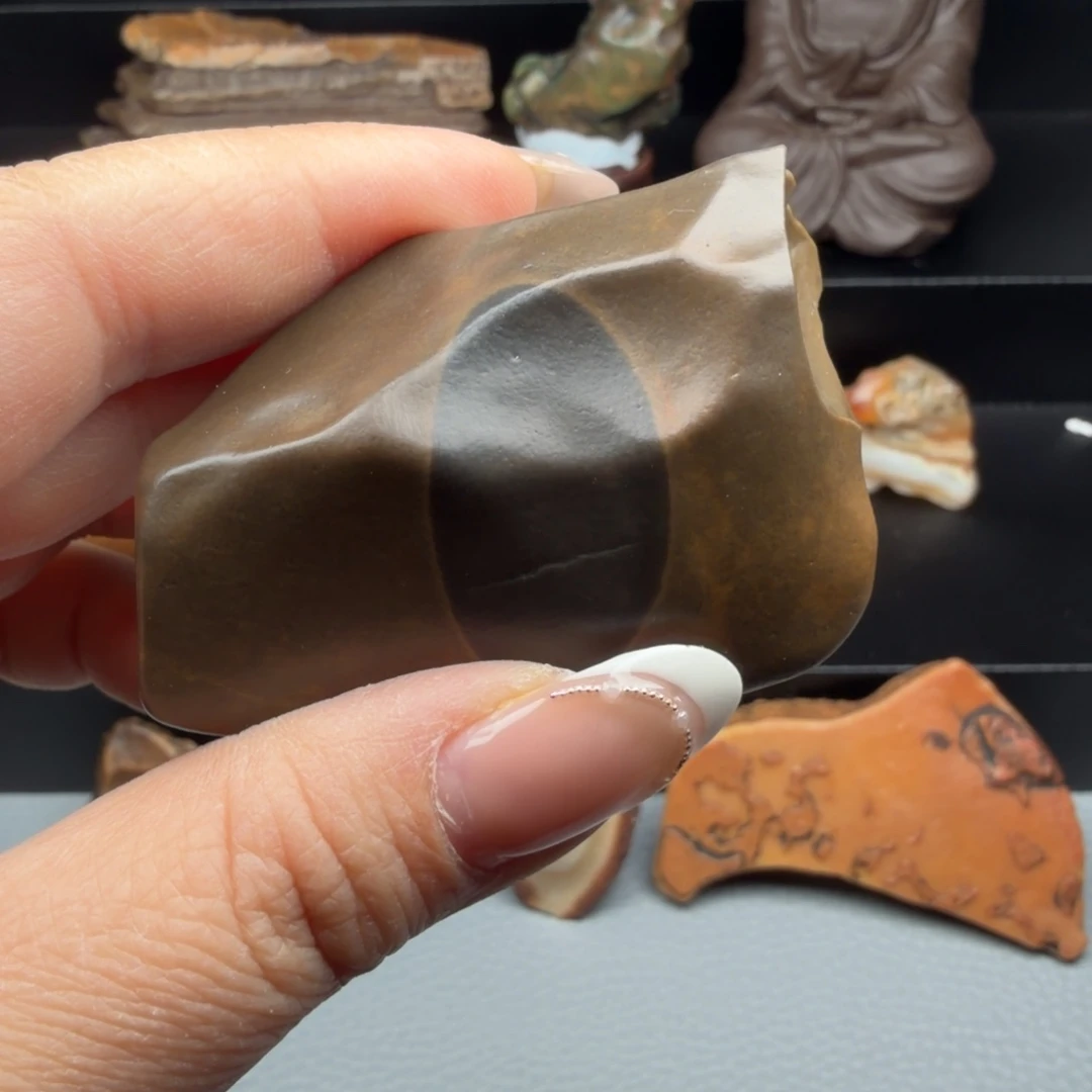 1***A石材天然奇石摆件