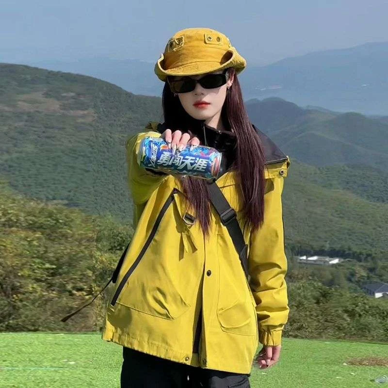 HFJY/和锋金羽三合一秋冬季外套男女同款冲锋衣2025新款潮情侣装