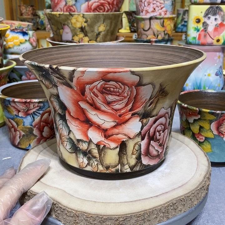 景德镇艺术手绘作品