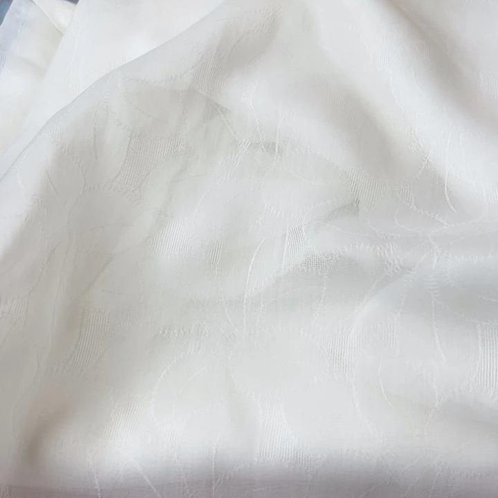 棉混纺白色天丝棉提花2米薄款