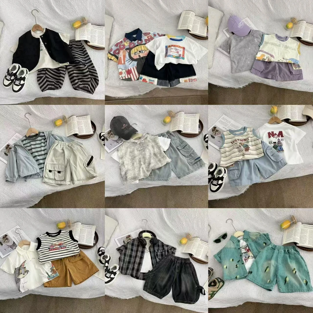 【初好单件夏款601】2025夏季新款儿童休闲百搭时尚套装韩系风格